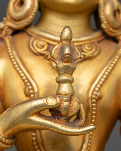 Radiant Vajrasattva Statue - Sacred Buddhist Purification Deity