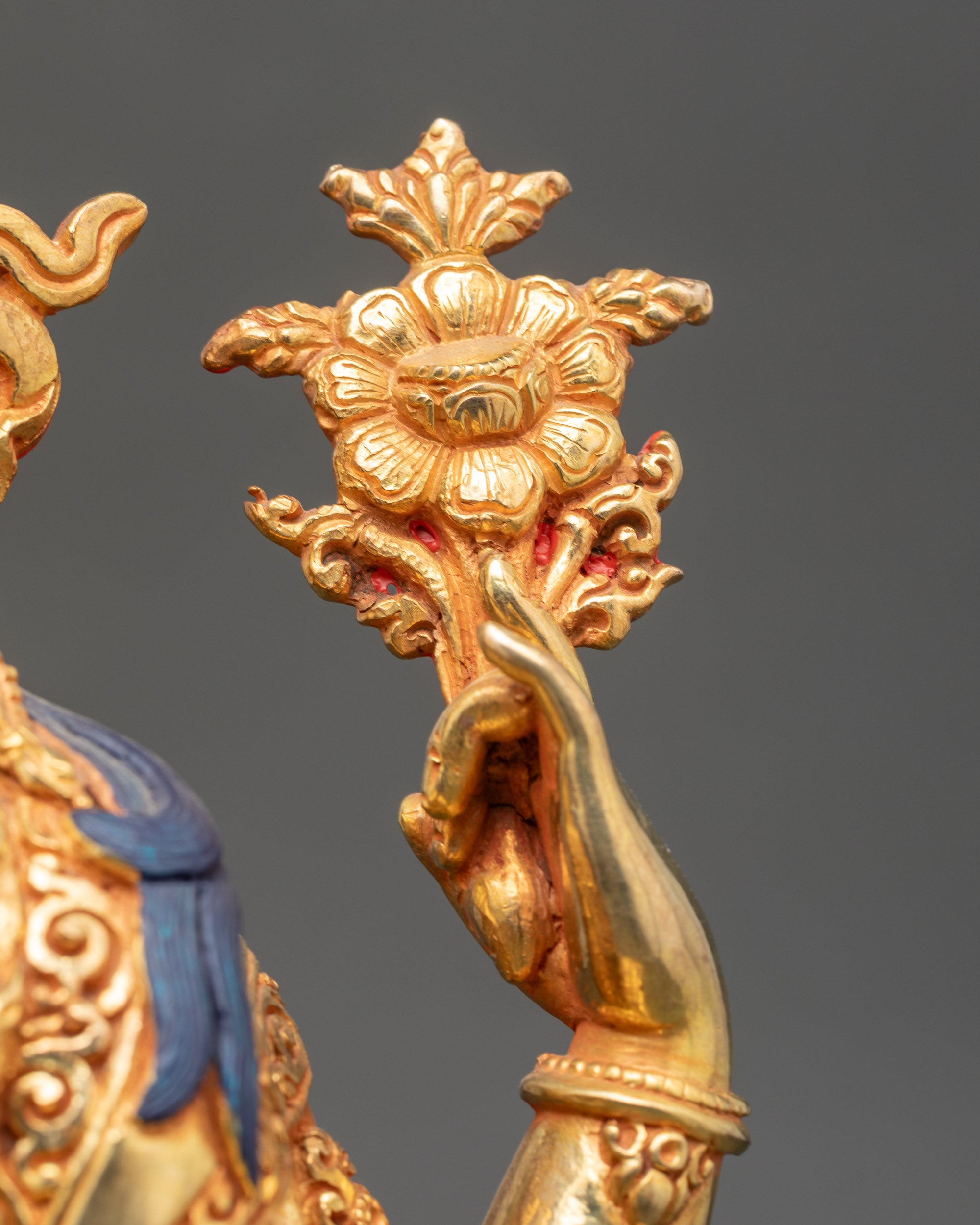 Chenrezig Avalokiteshvara Statue - Tibetan 4 Arm Compassion Buddha
