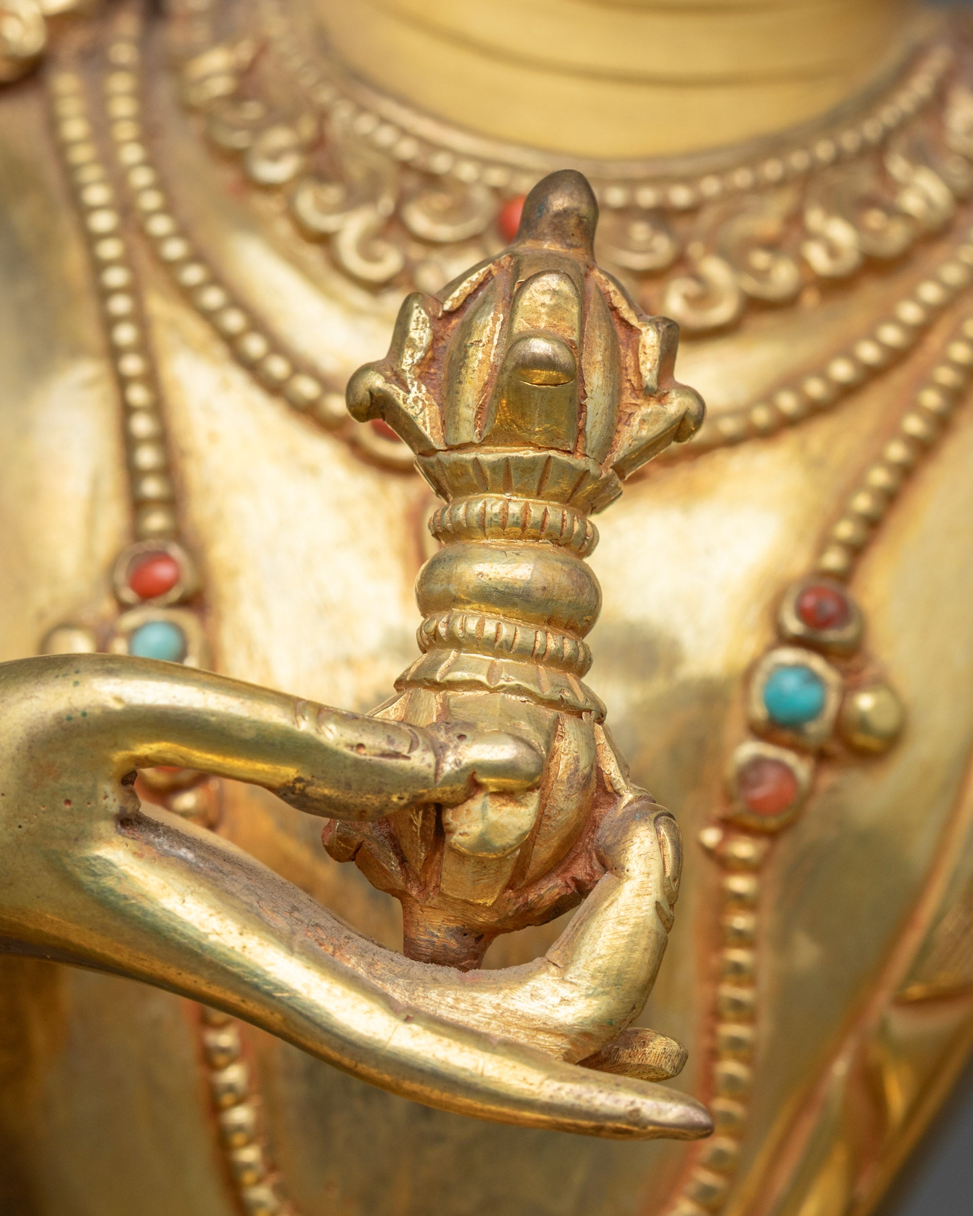 Dorje Sempa Bodhisattva Statue | Traditional Himalayan Sculpture