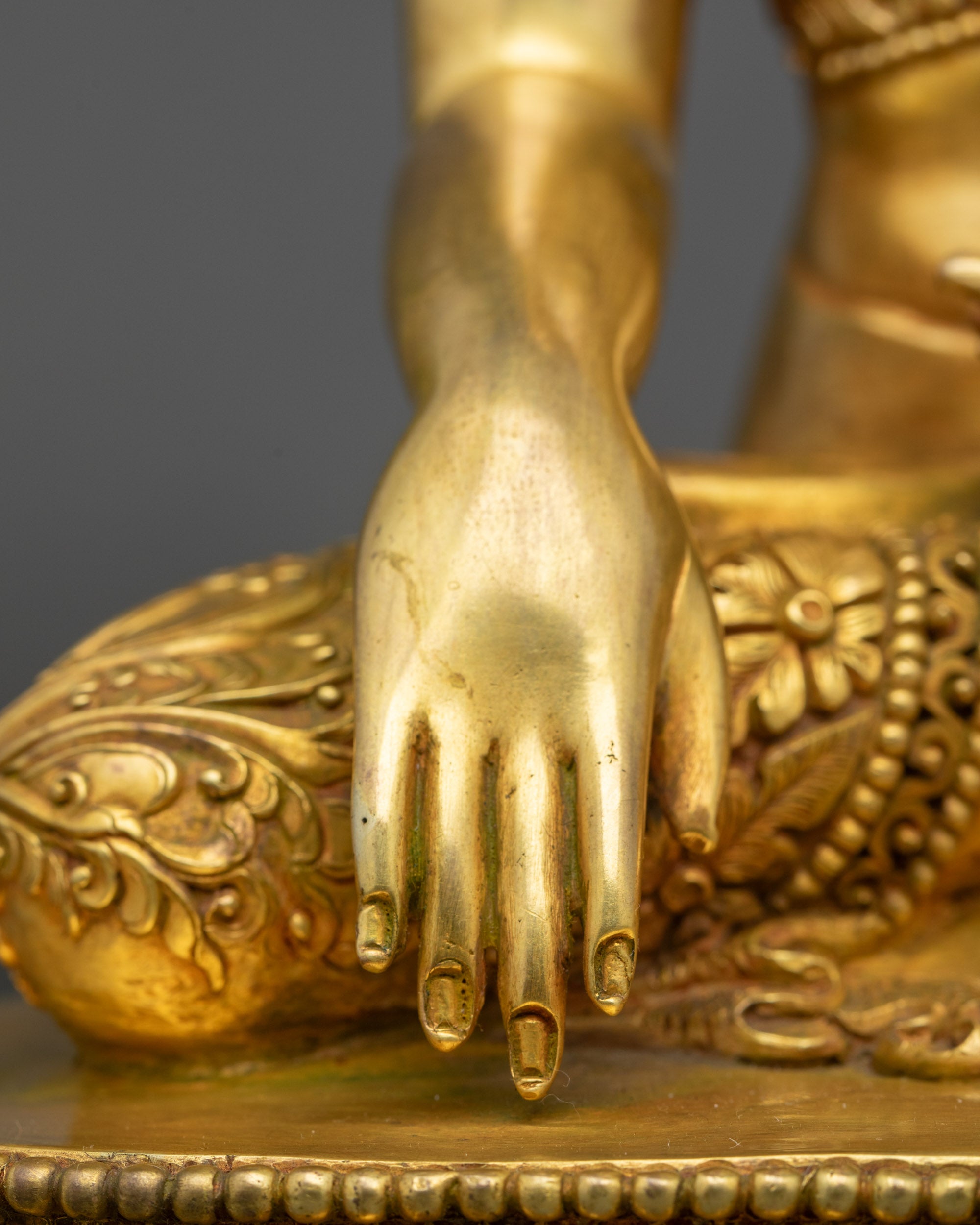 Shakyamuni Buddha Figurine | Artisan-Crafted Buddhist Altar Figurine