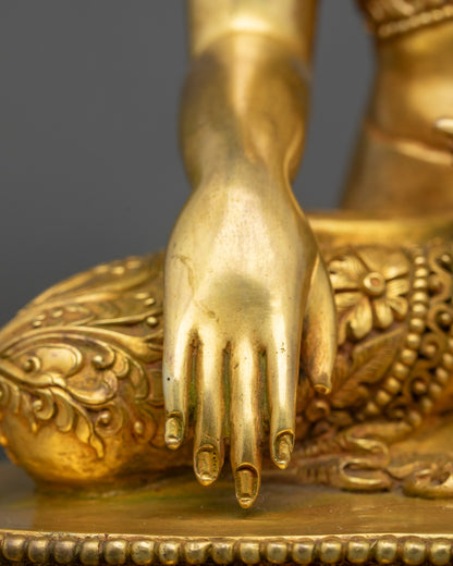 Shakyamuni Buddha Figurine | Artisan-Crafted Buddhist Altar Figurine