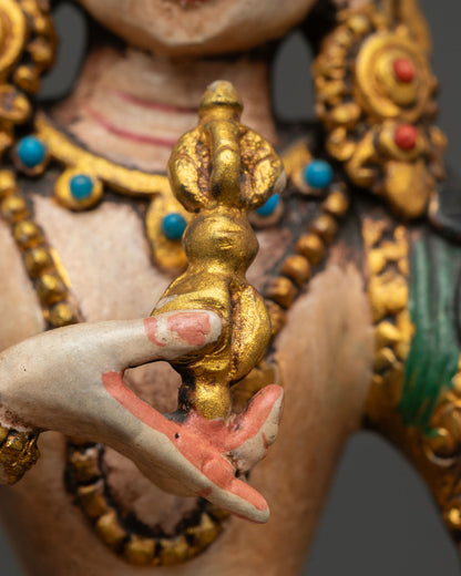 Vajrasattva Statue | Himalayan Sacred Art from Nepal