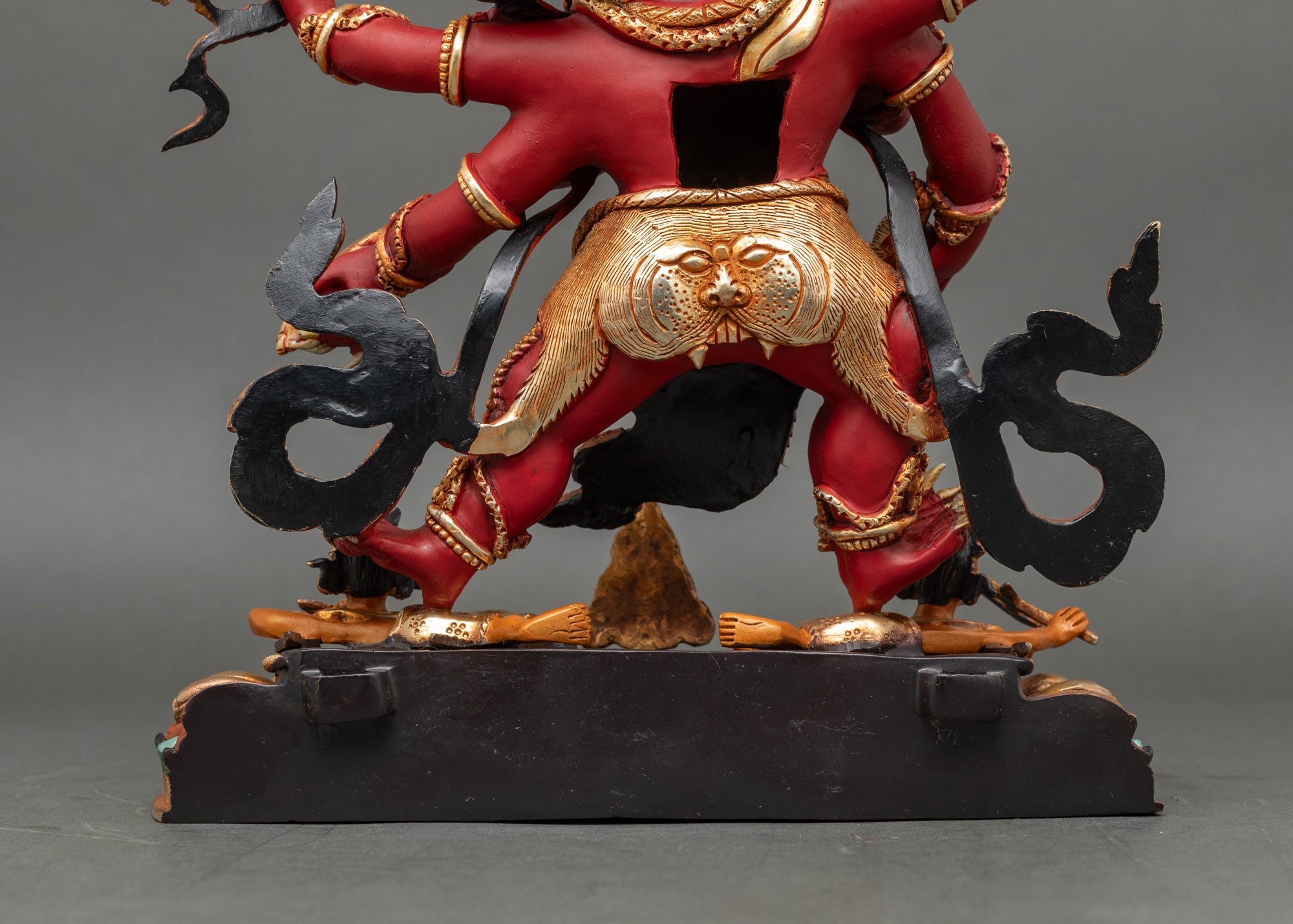 Premium Red Dzambhala Statue | Attract Prosperity and Remove Obstacles