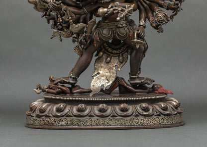 Kalachakra Statue – Handcrafted Buddhist Art from Nepal