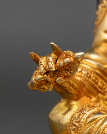 Guru Padmasambhava Sculpture- Himalayan Sacred Artwork