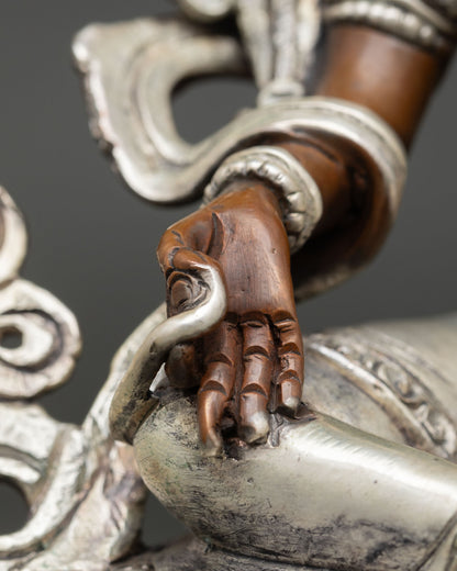 Green Tara Statue | Traditional Lost-Wax Cast Buddhist Art