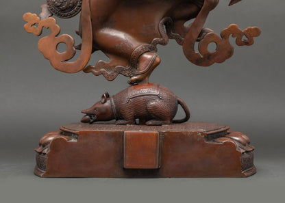 Lord Ganesh Sculpture for New Beginnings and Good Fortune