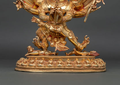 Vajrakilaya Statue | Buddhist Wrathful Deity of Protection