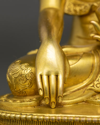 Shakyamuni Buddha Statue | Copper Sculpture for Spiritual Devotion