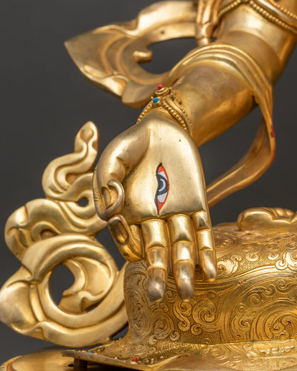 White Tara Statue from Nepal | Healing Buddhist Art