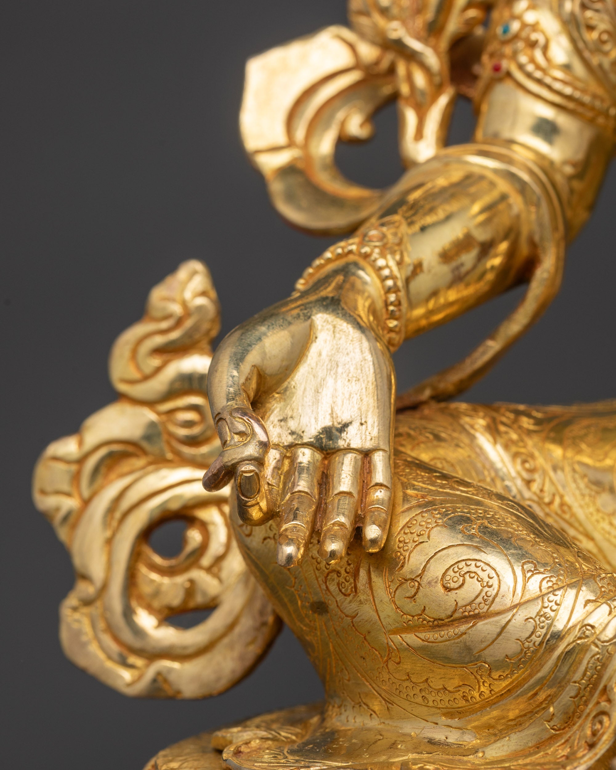 Buddhist Green Tara Statue | Artisan-Crafted Nepalese Meditation Idol