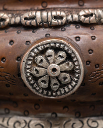 Fierce Vajradaka Statue | Oxidized Copper Sculpture