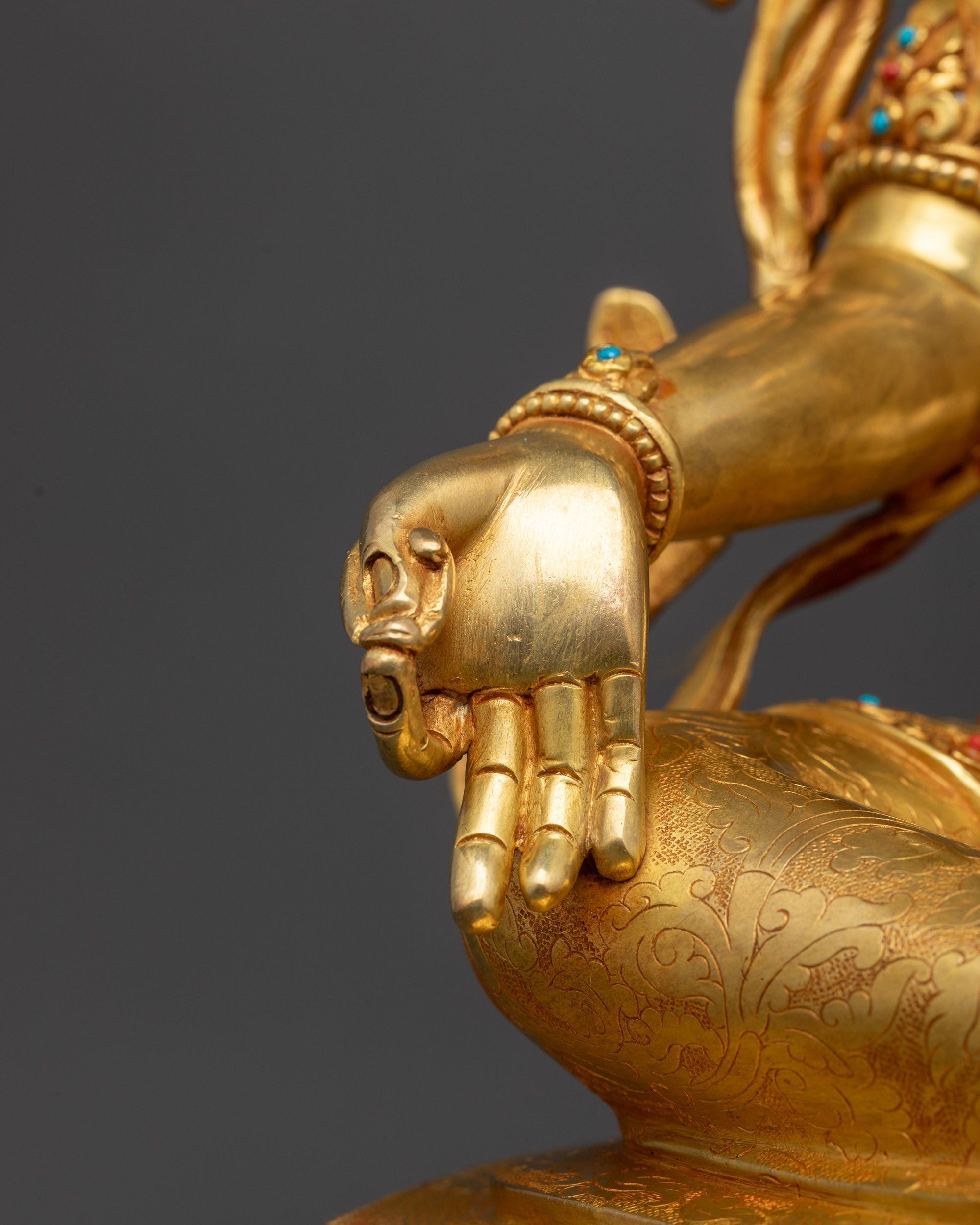 Liberator Green Tara Statue | Nepalese Handicraft for Spiritual Altar