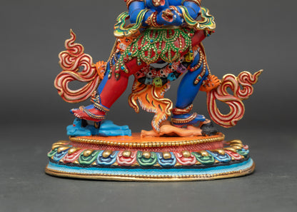 Tibetan Chakrasamvara Statue | Meditation & Altar Sacred Sculpture