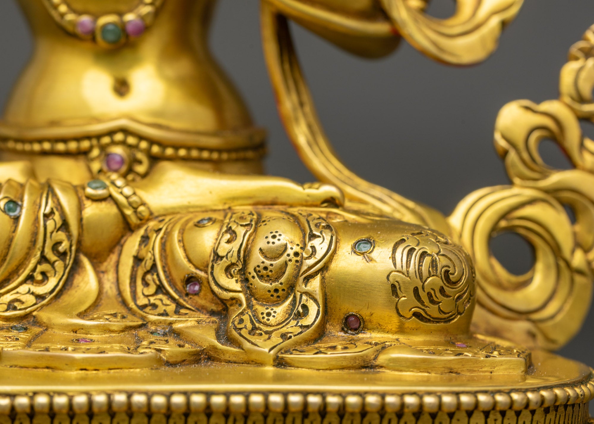 Nepalese Manjushree Statue – Vajrayana Wisdom Sculpture