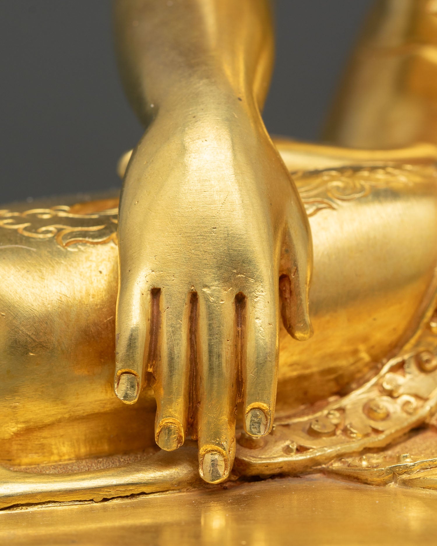 Tibetan Buddha Shakyamuni Statue | Handcrafted in Nepal