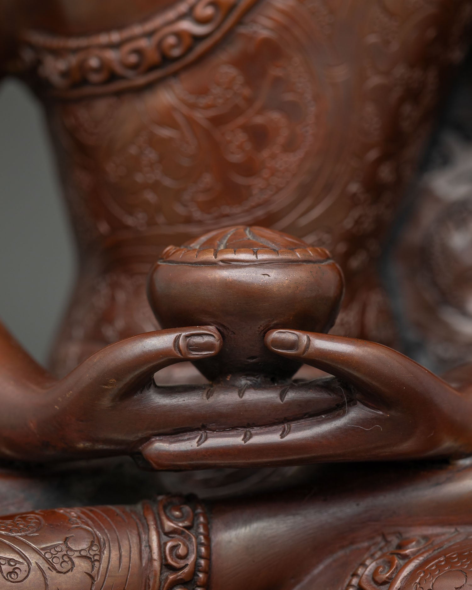 Oxidized Amitabha Buddha Statue | Sacred Buddha of Compassion and Pure Land