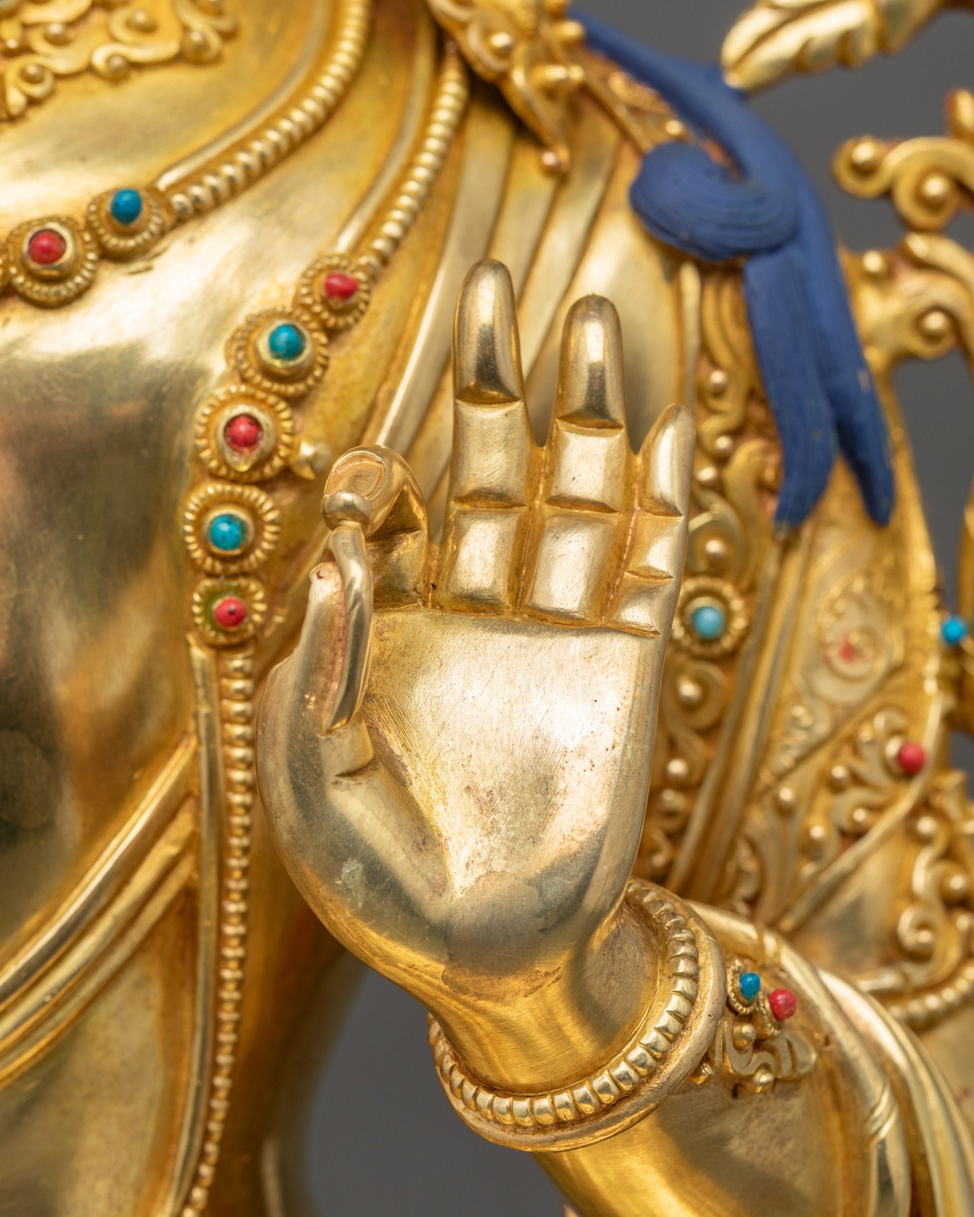 Manjushree Statue | Handcrafted Buddhist Wisdom Deity Sculpture