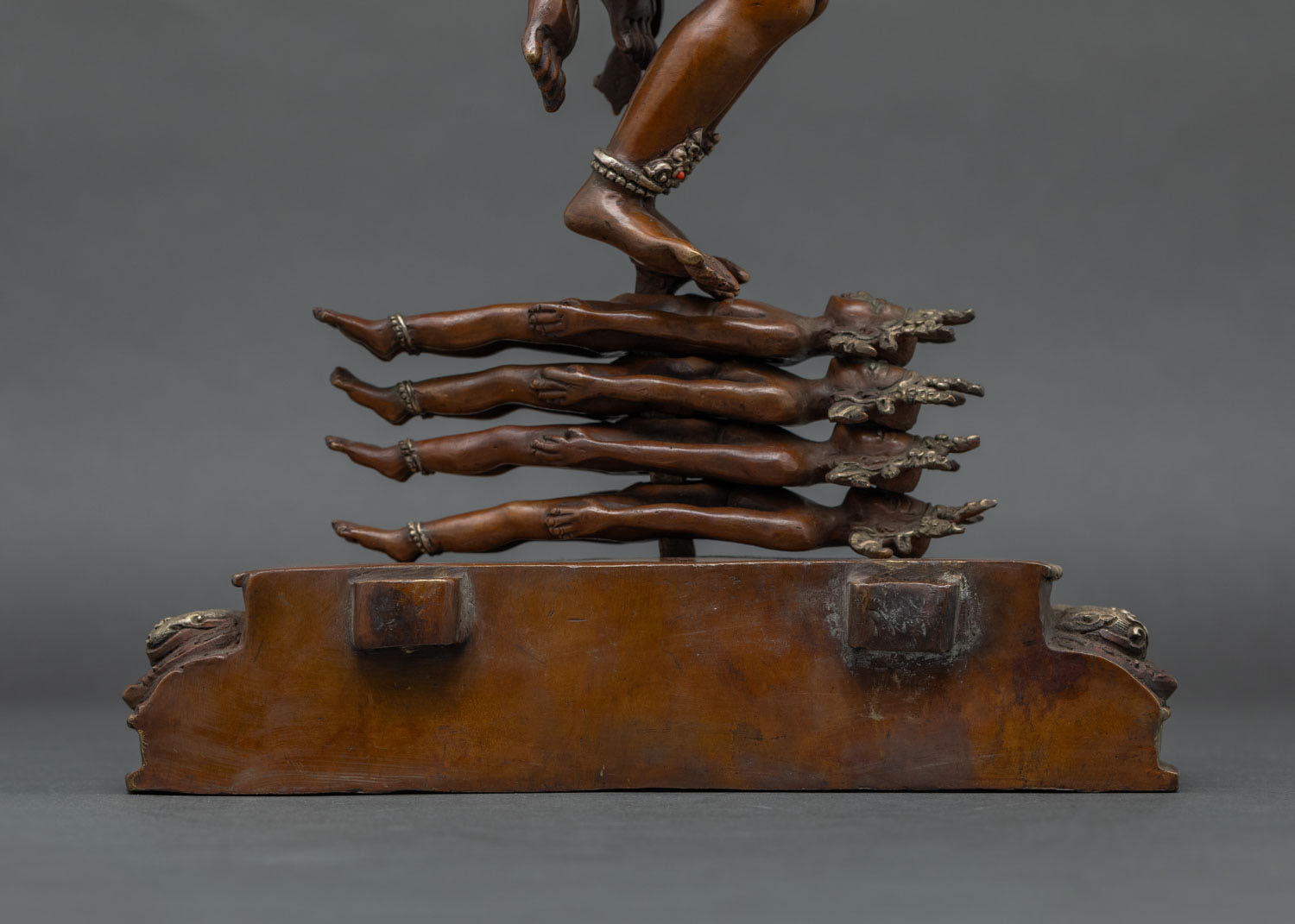Large Oxidized Hevajra Statue | Tibetan Buddhist Artwork