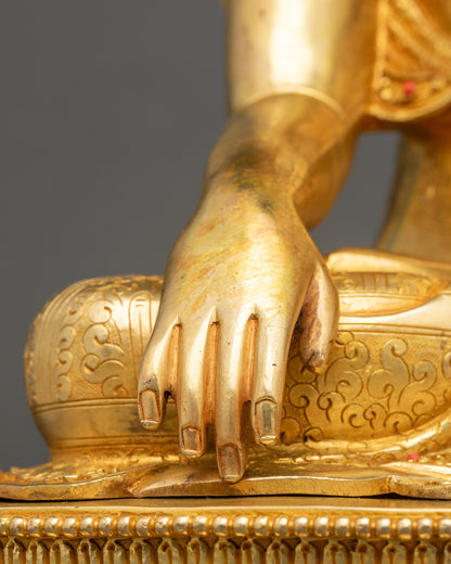 Sitting Buddha Statue | Nepalese Lost-Wax Casted Copper Artwork
