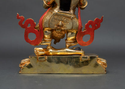 Sakya Mahakala Statue - Tibetan Guardian of Dharma