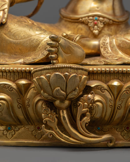 Tibetan Buddhist Goddess Green Tara Statue | Traditional Lost-Wax Craft