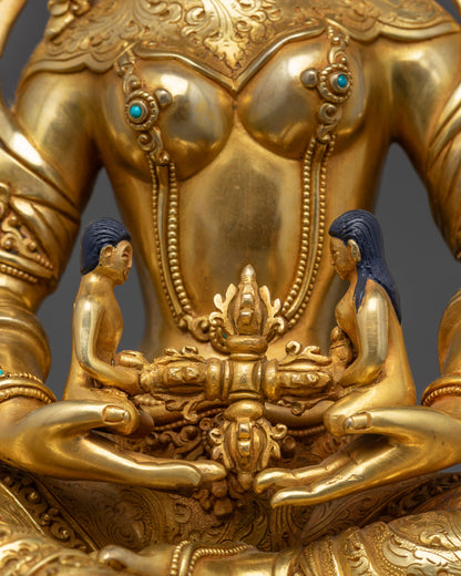 24K Gold-Gilded Green Tara Statue | Protecting Your Sacred Space