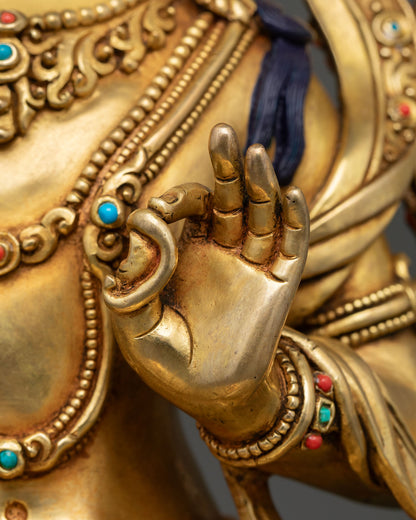 Manjushri Statue | Artisan-Crafted Buddhist Artwork