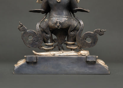 Sakya Mahakala Statue | Fierce Dharma Protector