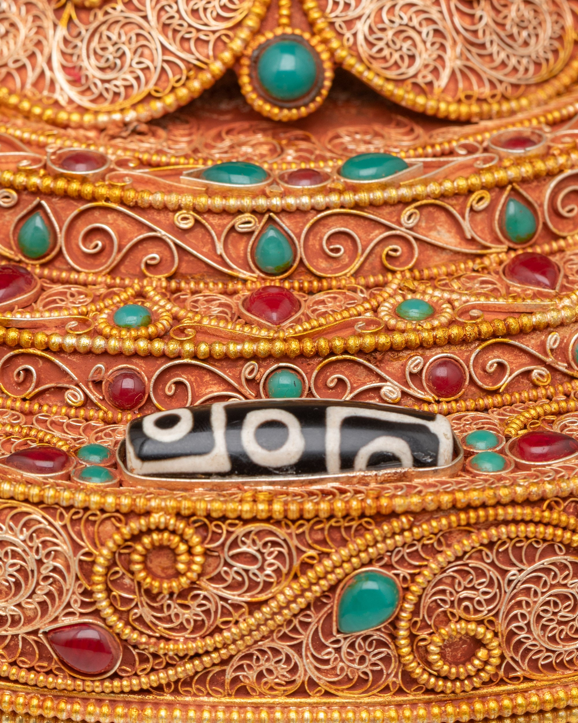 Handcrafted Tibetan Treasure Box | Spiritual Storage Chest from Nepal