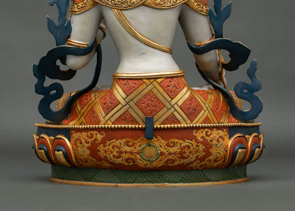 White Tara Statue for Sale | Tibetan Deity of Healing and Longevity