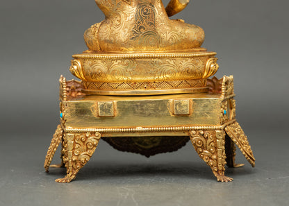 Amitabha Buddha Statue | Traditional Himalayan Art for Altar Decor