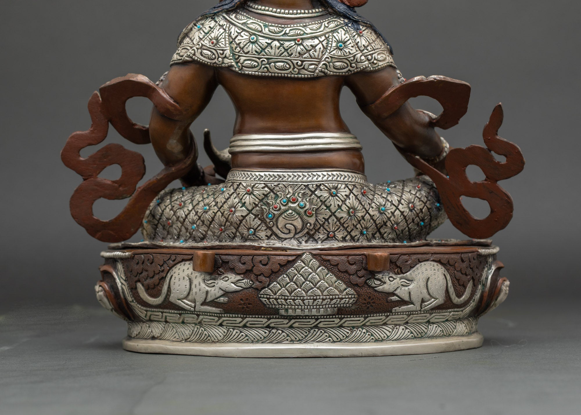Traditional Dzambhala Wealth Deity | Handcrafted Buddhist Sculpture