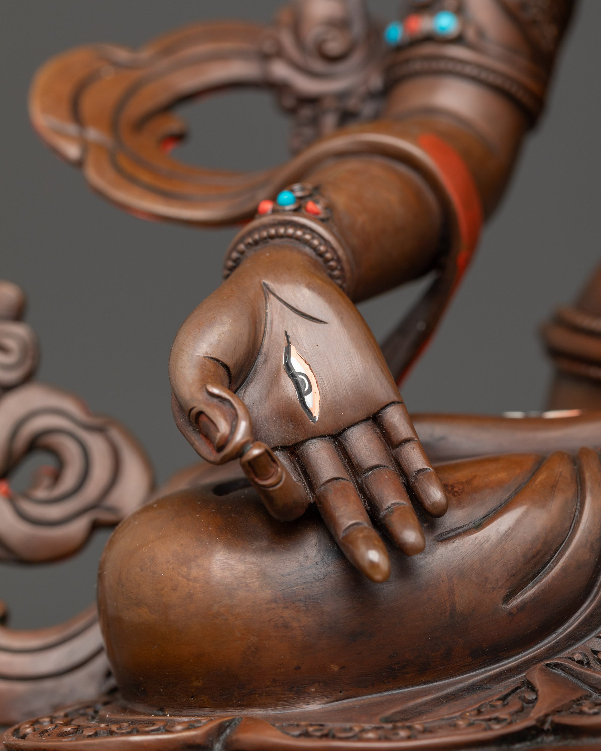 Oxidized Sita Tara Statue | Handmade Himalayan Buddhist Artwork