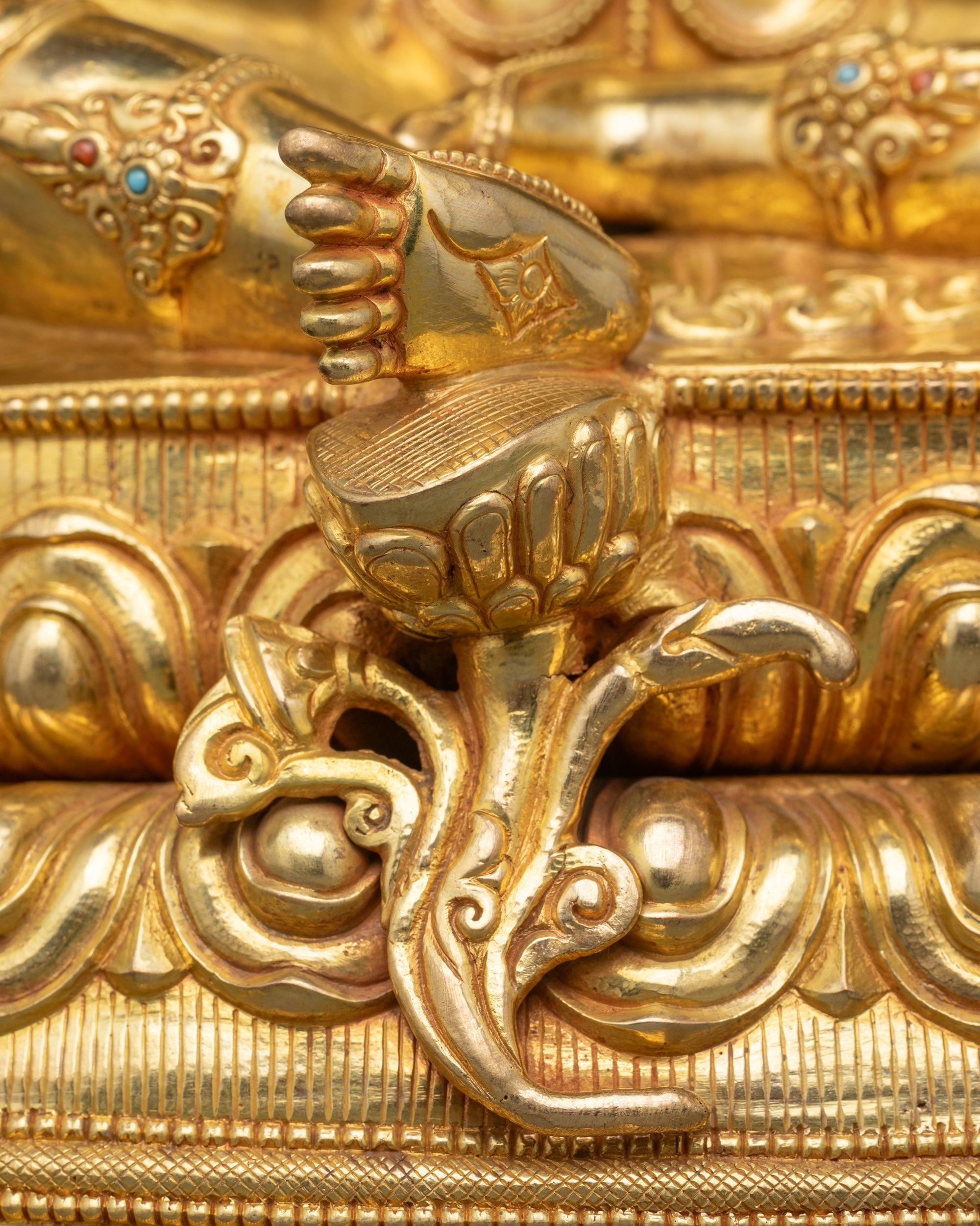 Handmade Green Tara Statue- The Mother Of Liberation