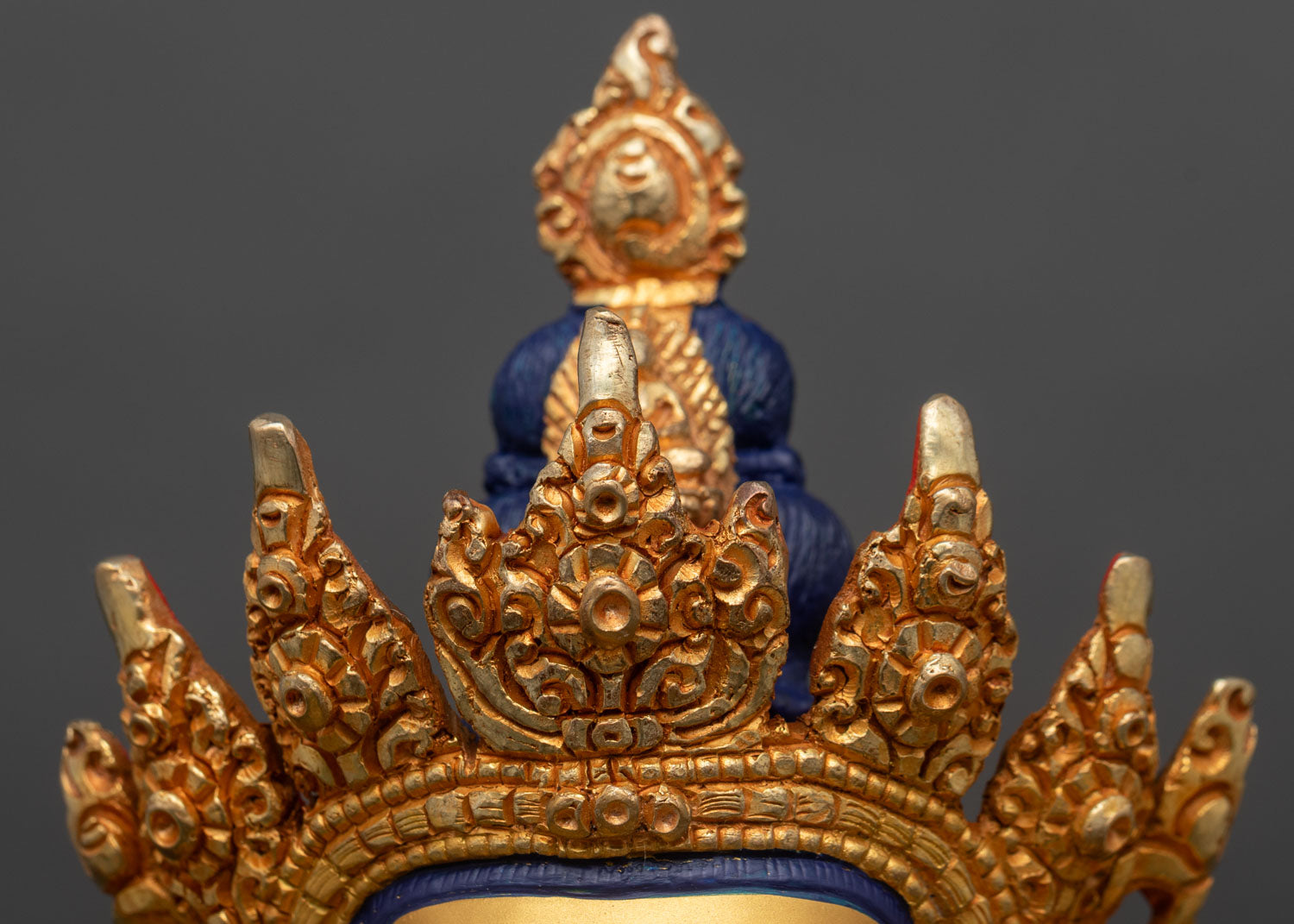 Four-Armed Chenrezig Statue - Handcrafted in Nepal