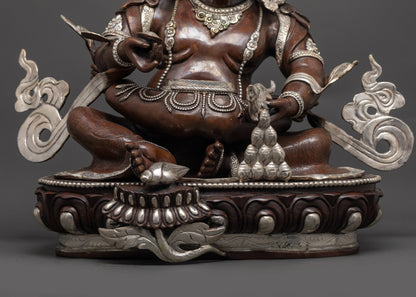 Green Dzambhala Statue