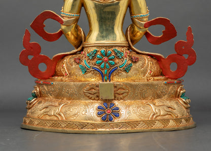 Premium Vairocana Buddha Statue | Traditional Spiritual Artwork