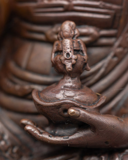 Guru Padmasambhava Sculpture | Lotus-Born Buddhist Master Statue
