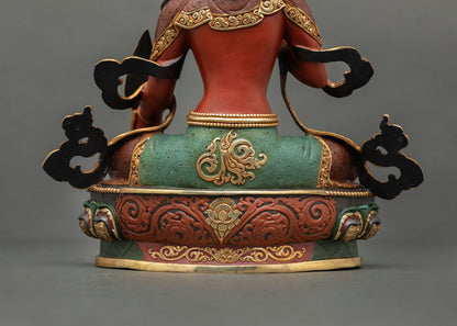 Kshitigarbha Bodhisattva – Handmade Sculpture for Altar Decor