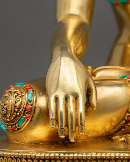 Peaceful Buddha Altar Statue | Handcrafted Spiritual Sculpture