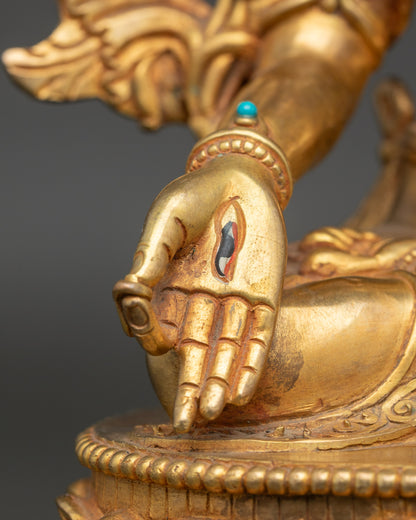 White Tara Statue – Elegant Deity for Healing and Spiritual Practice