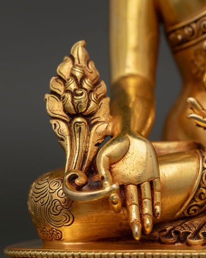 Sacred Medicine Buddha Statue – King of Lapis Lazuli Light