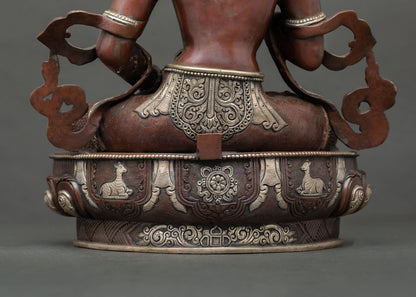 Vajrasattva Statue | Nepalese Spiritual Sculpture for Home Altar