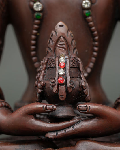 Amitayus Statue for Home Shrine | Sacred Buddhist Icon Nepal