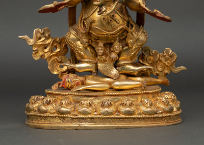 Sakya Mahakala Statue | Nepalese Spiritual Decor