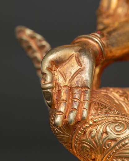Mother Green Tara Statue | Authentic Nepal Buddhist Art