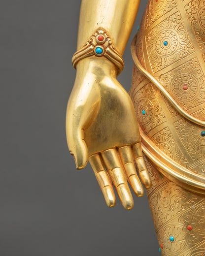 Bodhisattva Lokeshvara Statue | Handcrafted Nepalese Spiritual Artwork