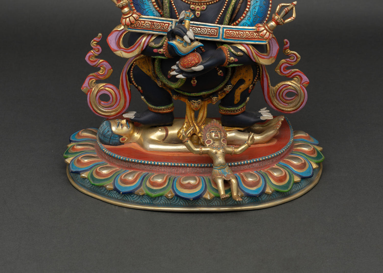Sakya Mahakala Statue | Sacred Nepalese Artwork