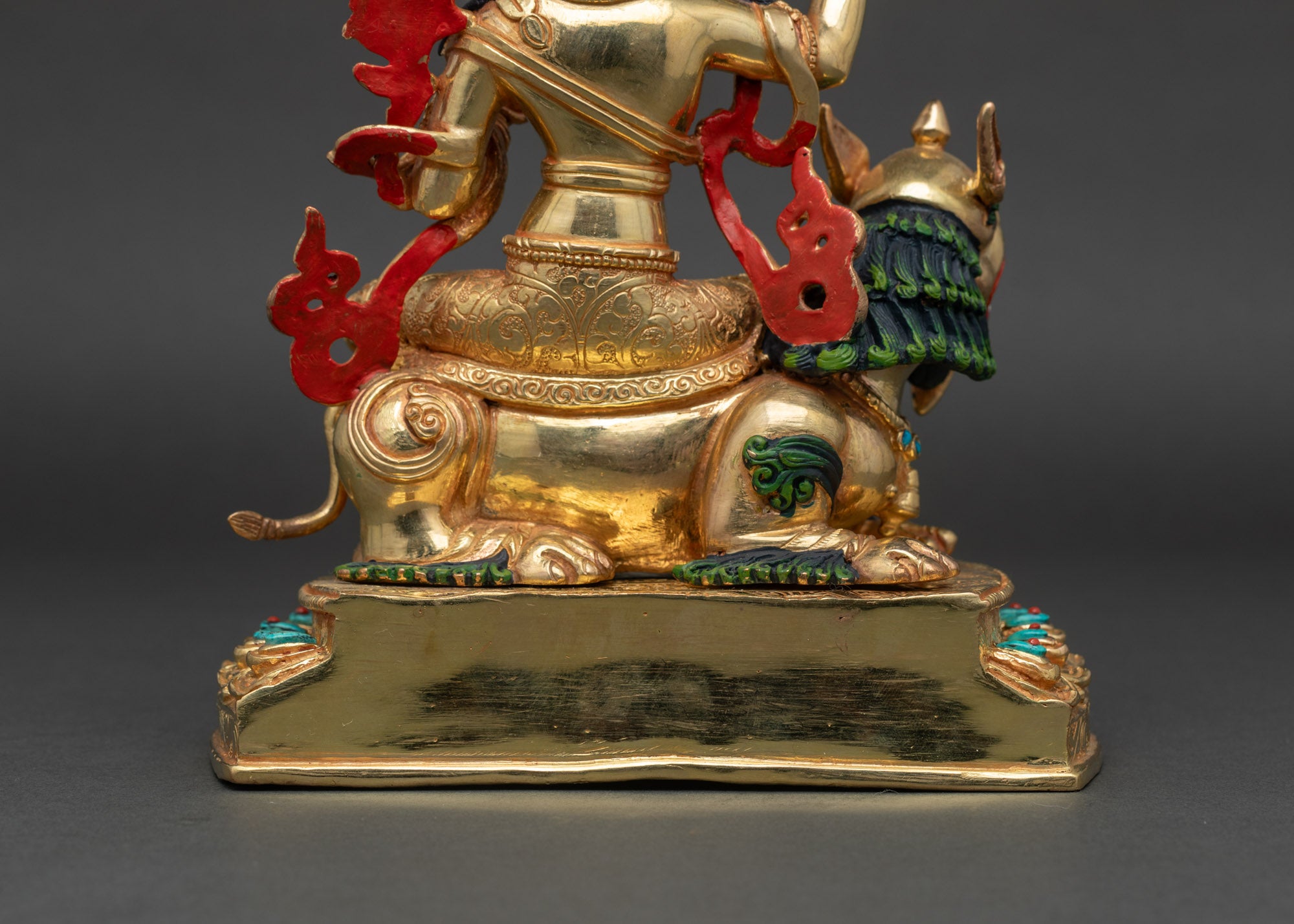 Buy Simhada Manjushri Copper Statue | Handmade in Nepal